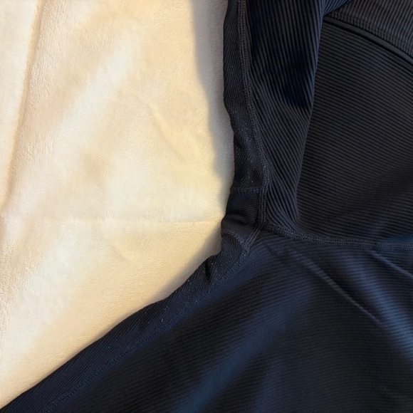 ZYIA Active Black Ribbed Premium 7/8 Leggings - Picture 4 of 6